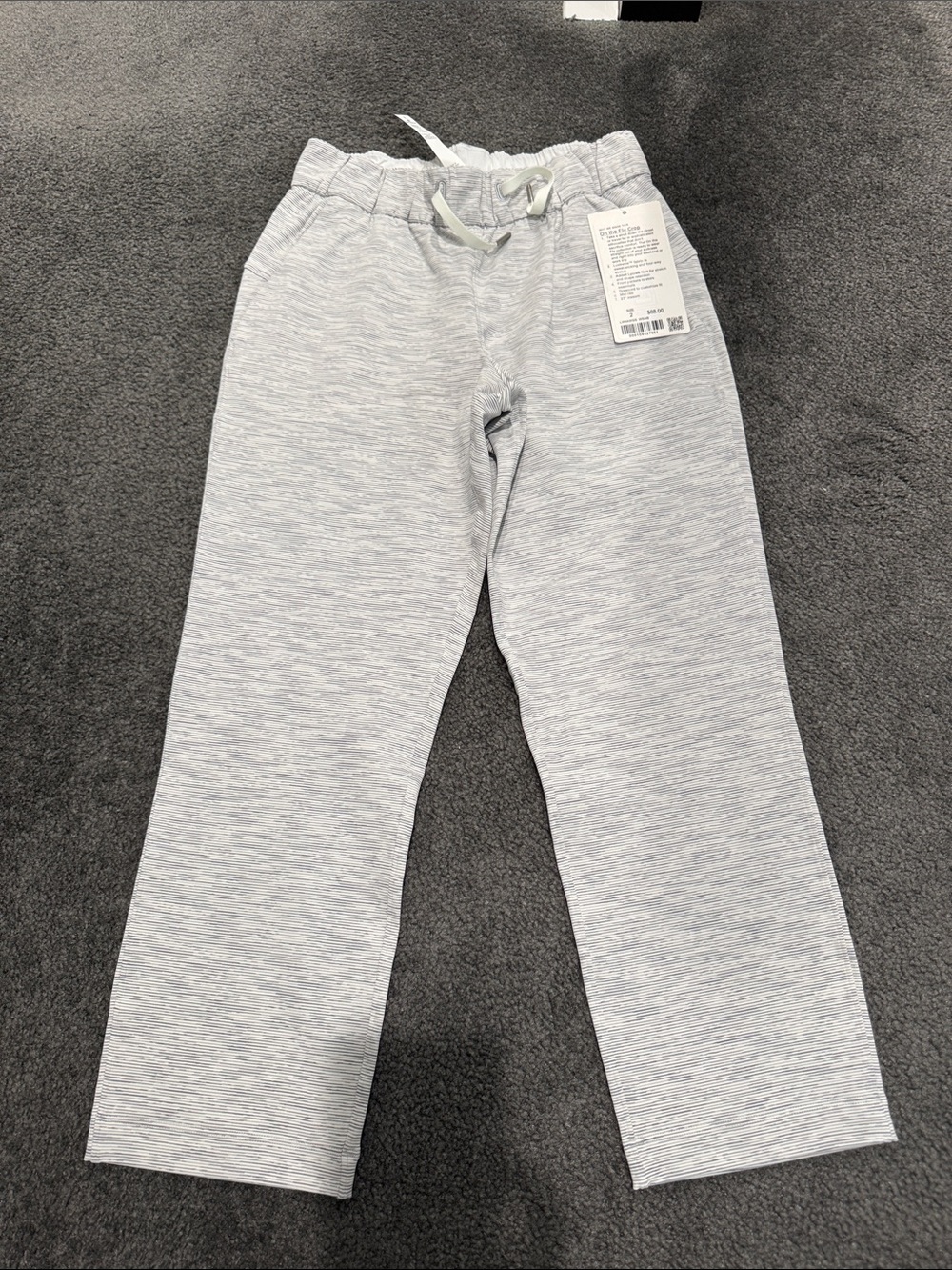 lululemon athletica Light Gray Track Joggers